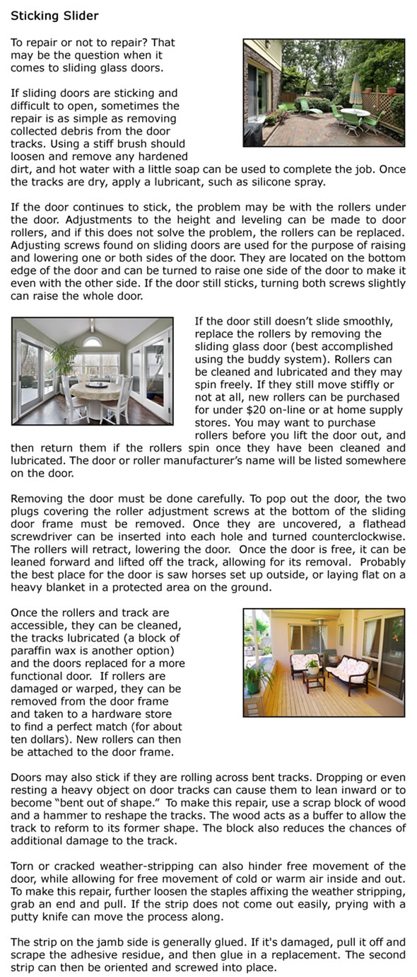 Sticking_Slider home inspection seattle, seattle home inspection, seattle home inspectors, seattle home inspector, home inspector seattle, home inspections seattle, home inspectors seattle, washington state home inspectors, seattle home inspections, home inspection seattle wa