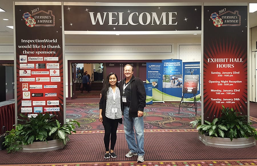 Jim and Merlita at National ASHI Education Conference in Las Vegas
