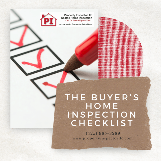 Buyer's Home Inspection Checklist