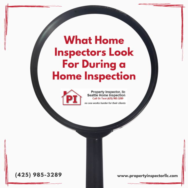 what Seattle Home Inspectors look for During home inspections